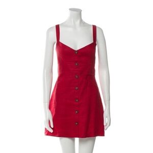 Reformation Red Mini Dress